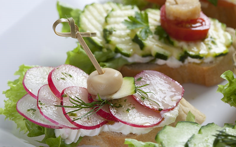 Herrenbrotschnitten vegetarisch