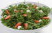 Rucolasalat mit Erdbeeren und Mozzarella